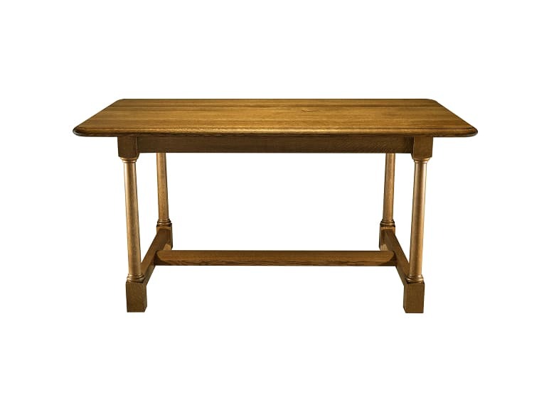 Farmhouse Dining Table, White Oak Image